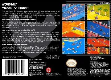 Biker Mice from Mars (USA) box cover back